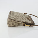 GUCCI GG Supreme Shoulder Bag PVC Beige Gold 97 02 068 Auth BA13121-3