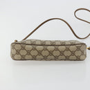 GUCCI GG Supreme Shoulder Bag PVC Beige Gold 97 02 068 Auth BA13121-5