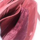 CARTIER Must Line Shoulder Bag Leather Bordeaux Gold Auth BA13122-20