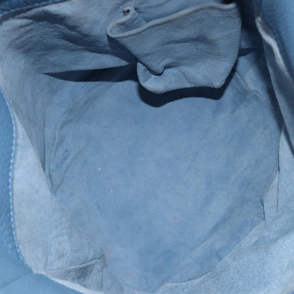 BOTTEGA VENETA INTRECCIATO Tragetasche Leder Blau 194900 Auth BA13123