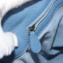 BOTTEGA VENETA INTRECCIATO Tragetasche Leder Blau 194900 Auth BA13123-20