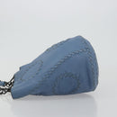BOTTEGA VENETA INTRECCIATO Tragetasche Leder Blau 194900 Auth BA13123-4
