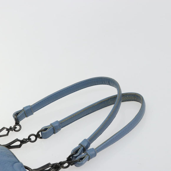 BOTTEGA VENETA INTRECCIATO Tragetasche Leder Blau 194900 Auth BA13123