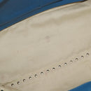 VALENTINO Rock Studs Tote Bag Leather 2way Blue Gold Auth BA13124-11