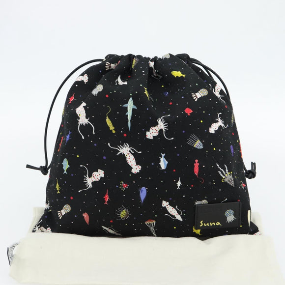 LOEWE Geldbörse Beutel Canvas Schwarz Auth BA13126M