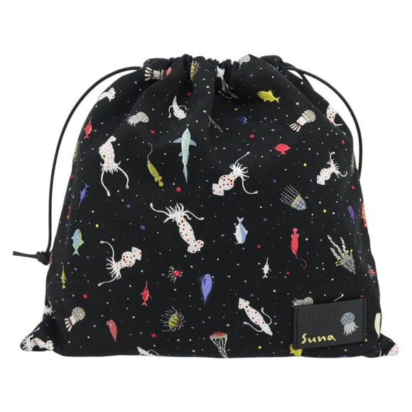 LOEWE Geldbörse Beutel Canvas Schwarz Auth BA13126M