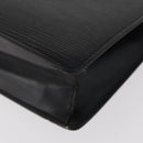 LOUIS VUITTON Epi Serie Dragonne Clutch Bag Black Noir M52612 LV Auth BA13129-12