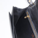 LOUIS VUITTON Epi Serie Dragonne Clutch Bag Black Noir M52612 LV Auth BA13129-18