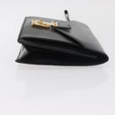 LOUIS VUITTON Epi Serie Dragonne Clutch Bag Black Noir M52612 LV Auth BA13129-4