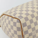 LOUIS VUITTON Damier Azur Speedy 25 Hand Bag N41534 LV Auth BA13132-11