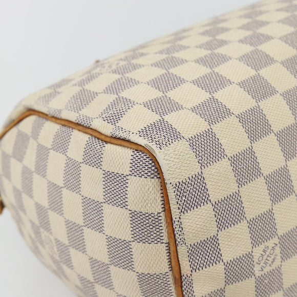 LOUIS VUITTON Damier Azur Speedy 25 Hand Bag N41534 LV Auth BA13132