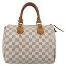 LOUIS VUITTON Damier Azur Speedy 25 Hand Bag N41534 LV Auth BA13132-2