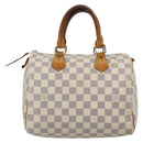 LOUIS VUITTON Damier Azur Speedy 25 Hand Bag N41534 LV Auth BA13132-3