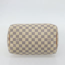 LOUIS VUITTON Damier Azur Speedy 25 Hand Bag N41534 LV Auth BA13132-9