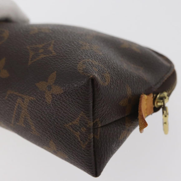 LOUIS VUITTON Monogram Pochette Cosmetic PM Pouch M43998 LV Auth BA13136