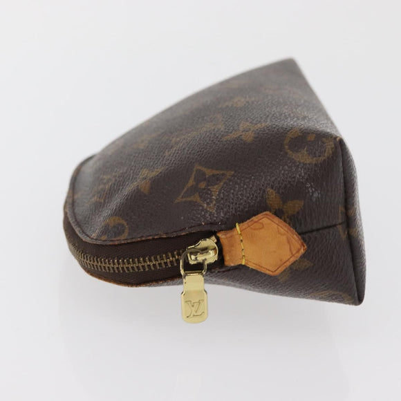 LOUIS VUITTON Monogram Pochette Cosmetic PM Pouch M43998 LV Auth BA13136