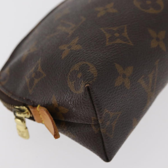 LOUIS VUITTON Monogram Pochette Cosmetic PM Pouch M43998 LV Auth BA13136
