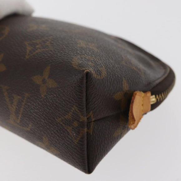 LOUIS VUITTON Monogram Pochette Cosmetic PM Pouch M43998 LV Auth BA13136
