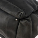CHANEL Schoudertas met ketting Lamsleer Zwart CC Auth BA13139-13