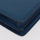 LOUIS VUITTON Epi Capucines Schultertasche Blau M52345 LV Auth BA13140-14