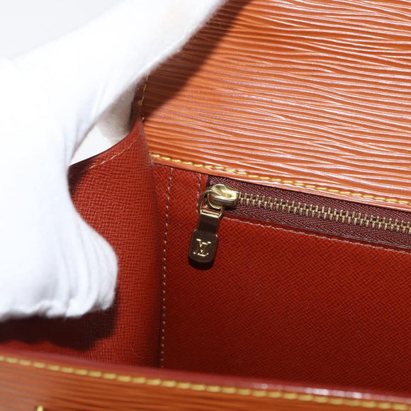 LOUIS VUITTON Epi Monceau 28 Handtasche Zipangu Gold LV Auth BA13141