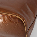 LOUIS VUITTON Monogram Vernis Houston Hand Bag Bronze M91122 LV Auth BA13142-12