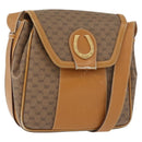 GUCCI Micro GG Supreme Shoulder Bag PVC Beige Gold Auth BA13145-1
