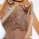 GUCCI Micro GG Supreme Shoulder Bag PVC Beige Gold Auth BA13145-21