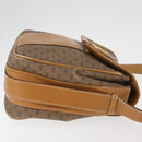 GUCCI Micro GG Supreme Shoulder Bag PVC Beige Gold Auth BA13145-4