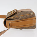 GUCCI Micro GG Supreme Shoulder Bag PVC Beige Gold Auth BA13145-5