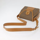 GUCCI Micro GG Supreme Shoulder Bag PVC Beige Gold Auth BA13145-7