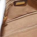 GUCCI GG Supreme Shoulder Bag PVC Beige Gold Auth BA13146-17