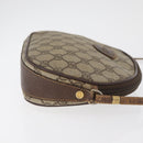 GUCCI GG Supreme Shoulder Bag PVC Beige Gold Auth BA13146-4