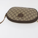 GUCCI GG Supreme Shoulder Bag PVC Beige Gold Auth BA13146-6