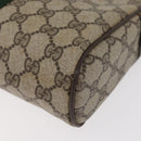 GUCCI GG Supreme Web Sherry Line Tas PVC Beige Rood 32 014 3553 Auth BA13149-16
