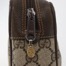 GUCCI GG Supreme Web Sherry Line Tas PVC Beige Rood 32 014 3553 Auth BA13149-9