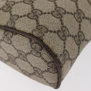 GUCCI GG Supreme Web Sherry Line Tas PVC Beige Rood 32 014 3553 Auth BA13149-8