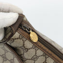 GUCCI GG Supreme Web Sherry Line Tasche PVC Beige Gold 89 02 077 Auth BA13151-9