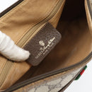 GUCCI GG Supreme Web Sherry Line Tasche PVC Beige Gold 89 02 077 Auth BA13151-18