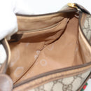 GUCCI GG Supreme Web Sherry Line Tasche PVC Beige Gold 89 02 077 Auth BA13151-19