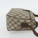 GUCCI GG Supreme Web Sherry Line Tasche PVC Beige Gold 89 02 077 Auth BA13151-4