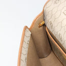 Christian Dior Honeycomb Canvas Schoudertas PVC Beige Goud Auth BA13152-20