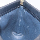 GUCCI Micro GG Supreme Shoulder Bag PVC Navy Gold Auth BA13153-18