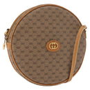 GUCCI Micro GG Supreme Umhängetasche PVC Beige Gold Auth BA13154-1