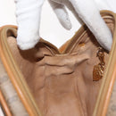 GUCCI Micro GG Supreme Umhängetasche PVC Beige Gold Auth BA13154-20