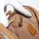 GUCCI Micro GG Supreme Umhängetasche PVC Beige Gold Auth BA13154-21