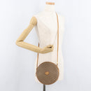 GUCCI Micro GG Supreme Umhängetasche PVC Beige Gold Auth BA13154-23