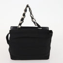 Salvatore Ferragamo Hand Bag Nylon Patent Leather 2 Set Black Auth BA13155-11