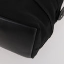 Salvatore Ferragamo Hand Bag Nylon Patent Leather 2 Set Black Auth BA13155-16