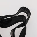 Salvatore Ferragamo Hand Bag Nylon Patent Leather 2 Set Black Auth BA13155-6